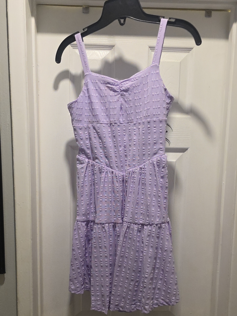 Limited Too Lilac Spaghetti Strap Tiered Dress
